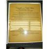 Image 4 : Lot of 4 shrink wrapped reproduction documents: "Second Draft" signed A. Lincoln, Declaration of Ind
