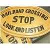 Image 2 : Lot of 2 wood railroad crossing signs (2)