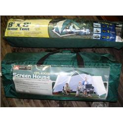 Screen House, 8' X 8' Dome Tent (169)