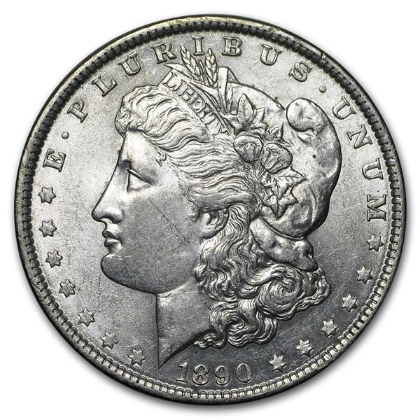 1890 Morgan Silver  Dollar BU