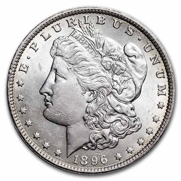 1896-P BU Morgan Silver Dollar 90% silver