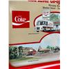 Image 4 : 2 Vintage Coca-Cola Coke Red River Co-op Advertising Serving Trays Approx: 13.25x10.5"