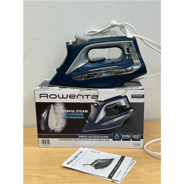Rowenta DW23 Hand Held Steam Iron - open box, see all photos
