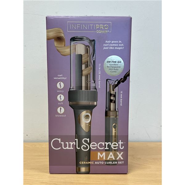 New Conair Infiniti Pro Curl Secret Max Ceramic Auto Curler Set - see all photos