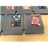 Image 2 : 7 Nintendo Entertainment System NES Game Cartridges as pictured - not tested, see photos