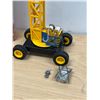 Image 2 : Kovap Tin Metal Toy Rope Crane as pictured - see all photos about 27.5" tall
