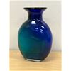 Image 1 : Nice Multi Color Art Glass Vase - approx: 7.5"T 5"W