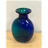 Image 2 : Nice Multi Color Art Glass Vase - approx: 7.5"T 5"W