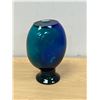 Image 5 : Nice Multi Color Art Glass Vase - approx: 7.5"T 5"W