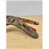 Image 4 : 3 Australian Wooden Boomerangs - largest about 18"