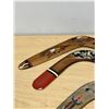 Image 7 : 3 Australian Wooden Boomerangs - largest about 18"