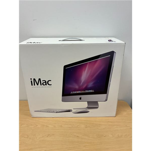 Apple iMac 21.5" Computer & Accessories as pictured - powers up, not tested - see all photos
