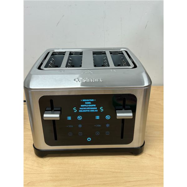 Cuisinart Touch Screen 4 Slice Toaster - tested quickly, working - see all photos