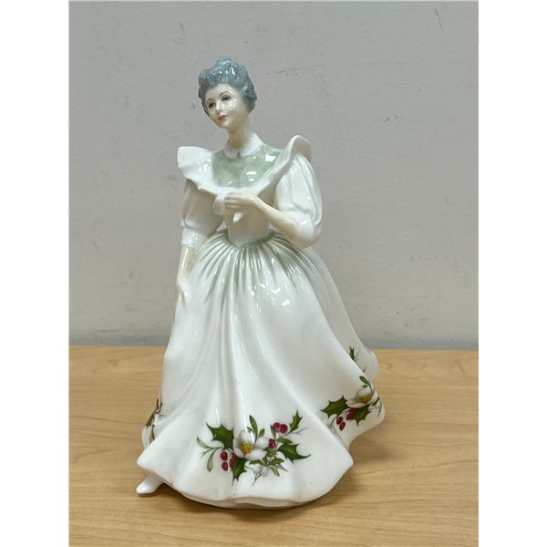Royal Doulton England Bone China Figurine - December HN2696 8"
