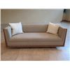 Image 2 : South Seas Seating Group Wood Framed Sofa w/ 2 Throw Cushions 80" x 30" x 32"H