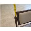 Image 10 : Qty 2 Wooden Counter Stools w/ Reclining Backrest & Upholstered Back & Seat 18" x 19" x 35"H