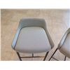 Image 3 : Qty 2 Stellar Works Blink Bar Stools, Metal Frame, 29" Seat Level Ht. x 17"D x 17"W