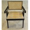 Image 1 : Study Niche Wooden Chair w/ Woven Cane Rattan Backrest & Seat 22" x 20" x 32"