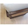 Image 10 : South Sea Wooden Lounge Chair w/ Cane Rattan Accents, Textured Wood Base 29" x 38" x 24"