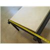 Image 8 : South Seas Seating Group Coffee Table w/ Natural Stone Top, Iron Frame 32" x 32" x 18"H
