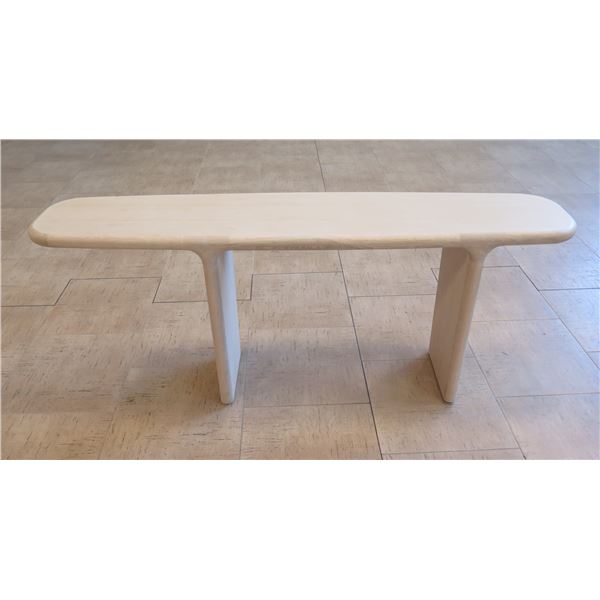 Stellar Works Oak Veneer Rift Cut Narrow Console Table  73" x 16" x 31"H