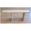 Image 1 : Stellar Works Oak Veneer Rift Cut Narrow Console Table  73" x 16" x 31"H