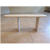 Image 2 : Stellar Works Oak Veneer Rift Cut Narrow Console Table  73" x 16" x 31"H