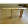 Image 7 : Stellar Works Oak Veneer Rift Cut Narrow Console Table  73" x 16" x 31"H