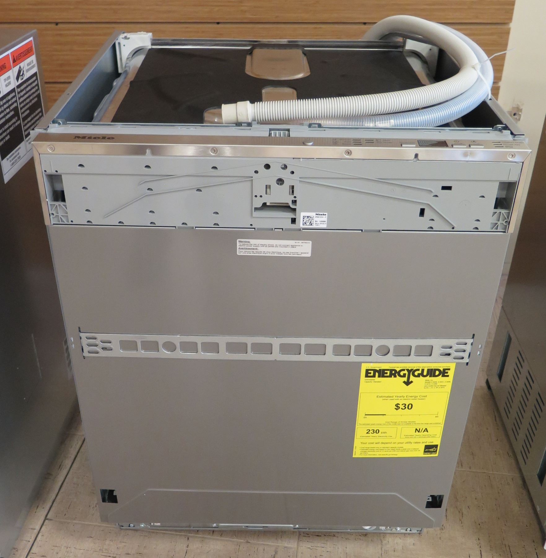 Miele EPWX 5751-P Undercounter Fully Integrated Dishwasher