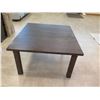 Image 3 : Tall Dark Wooden Table 60" x 66" x 34"H