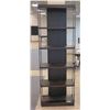 Image 1 : Holly Hunt 4718 Wooden 5-Tier Shelving Unit w/ Metal Frame, Approx. 32" x 13.5" x 91" H, Very Tall