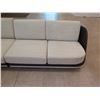 Image 2 : Eric Brand Long Custom Sofa 126" x 25" x 36"H, Woven Fabric