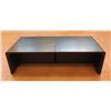Image 1 : Low Black 2-Piece Modular Coffee Table 60" x 30" x 18"H