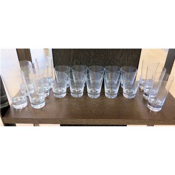 Qty Approx. 18 Villeroy & Boch Glassware Tea & Hiball Glasses 4-7"H