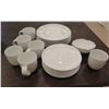 Image 1 : Bernardaud Bulle Porcelaine Dish Set: Plates, Cups, Saucers, Misc Sizes