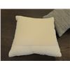 Image 3 : Qty 3 Woven Throw Pillows Approx 12" x 12"