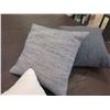 Image 4 : Qty 3 Woven Throw Pillows Approx 12" x 12"