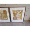 Image 7 : Qty 3 Framed Abstract Artwork Signed by Artist 24" x 30" (each)