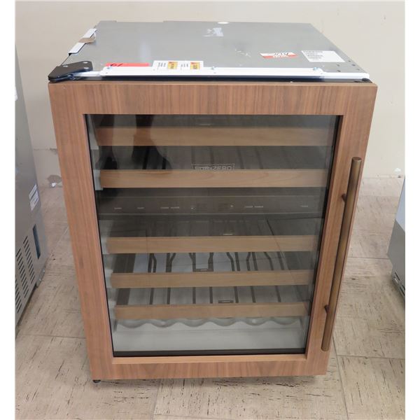 Sub-Zero UW-24/0-LH 24" Undercounter Wine Storage w/ Front Wood Design