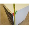 Image 7 : White 3-Drawer Cabinet w/ Front Wood Design 26" x 23" x 30"H