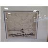 Image 2 : Framed & Matted Chinaman's Hat Ocean Artwork Signed by Artist H.M. Luquiens 15" x 16"