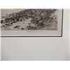 Image 3 : Framed & Matted Shoreline Ocean Artwork Signed by Artist H.M. Luquiens 12" x 14"