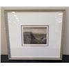Image 1 : Framed & Matted Landscape Artwork Signed by Artist H.M. Luquiens 13" x 14"