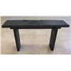 Image 1 : Wooden Console Table, Burnt Effect 66" x 16" x 36"H