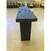 Image 7 : Wooden Console Table, Burnt Effect 66" x 16" x 36"H