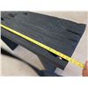 Image 9 : Wooden Console Table, Burnt Effect 66" x 16" x 36"H