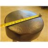 Image 8 : Wooden Tripod Floor Lamp by North Seating Group w/ Textured Shade 15" Dia, 54"H, Dented Side