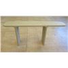 Image 1 : Curved Wooden Long Console Table  73" x 16" x 31"H