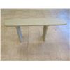 Image 2 : Curved Wooden Long Console Table  73" x 16" x 31"H