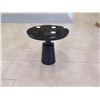 Image 4 : Round Black Side Table w/ Pedestal Base 28" Dia, 26"H (a few scratches on the top surface)